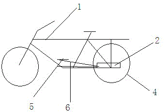 Laborsaving bicycle utilizing rider dead weight