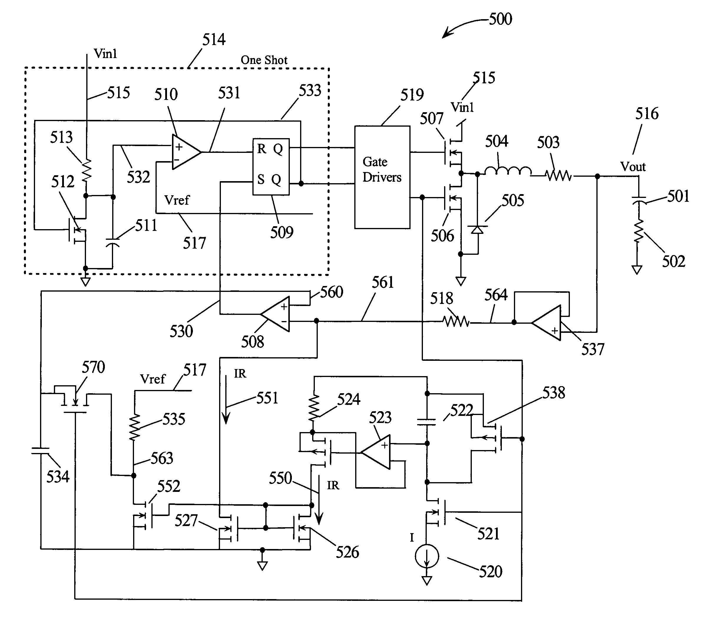 Constant ON-time controller for a buck converter