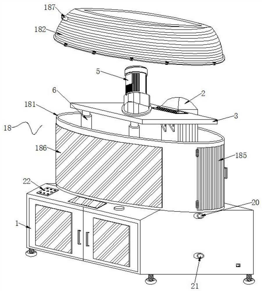 Oil immersion and cleaning integrated system for automobile valve guide pipe processing