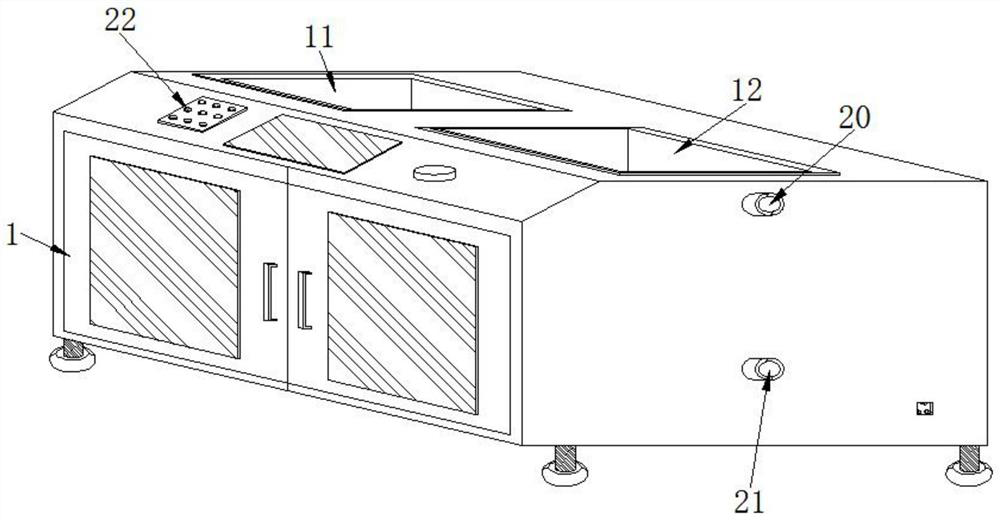 Oil immersion and cleaning integrated system for automobile valve guide pipe processing