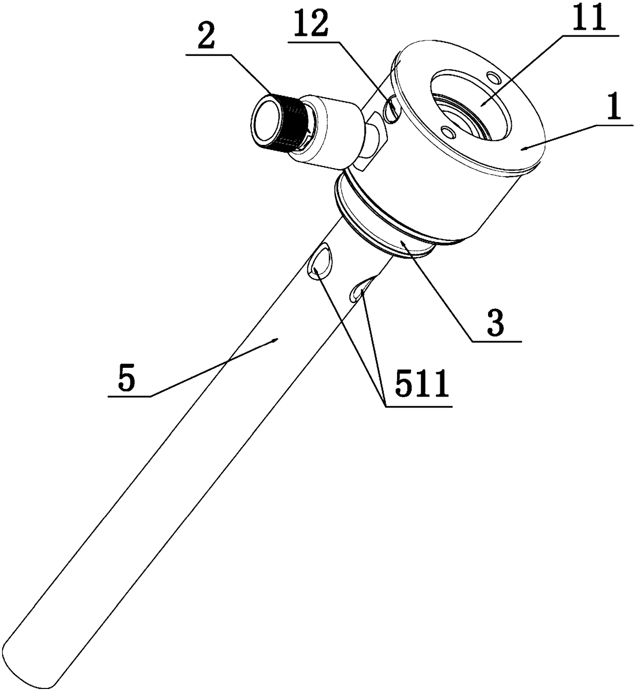 Beer spear with pressure reducing valve