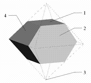 Method for confirming grinding crystal orientation of diamond