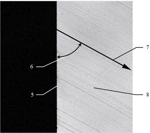 Method for confirming grinding crystal orientation of diamond