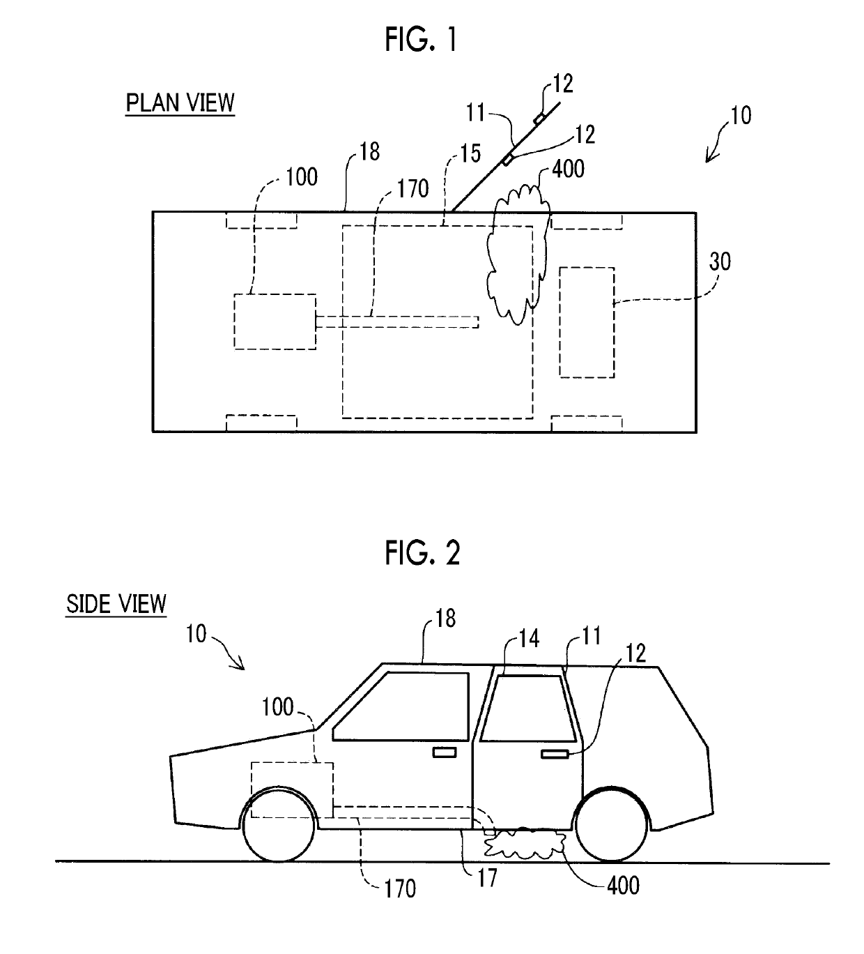 Moving body having fuel cell