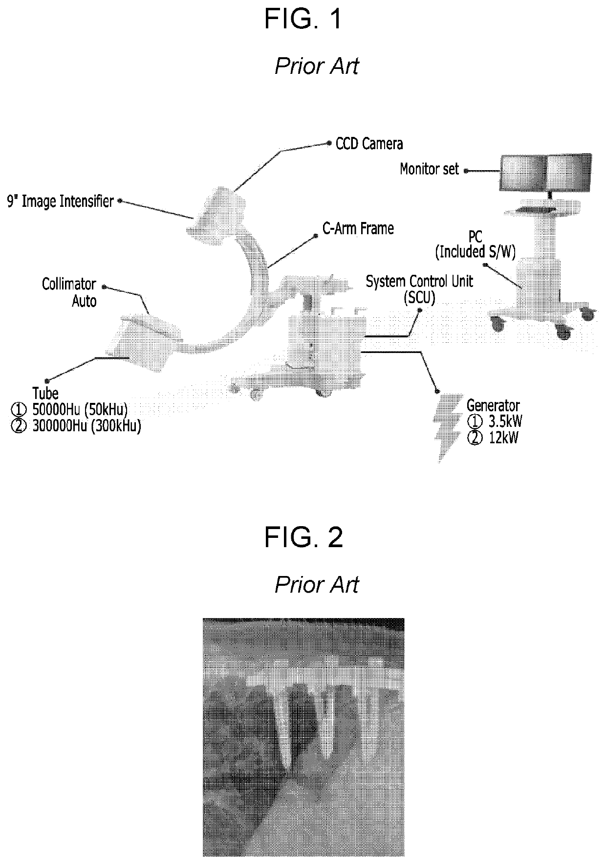 Image processing apparatus for c-arm