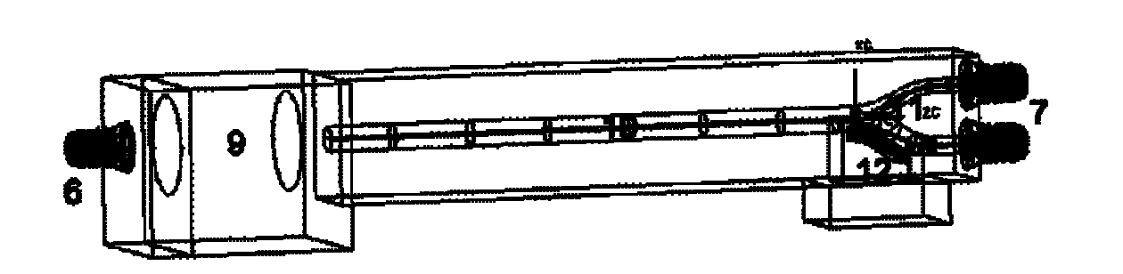 Tuning fork carotid bifurcate flow cavity and circulating system device