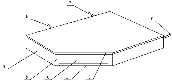 Solar heat collection device based on graphite film