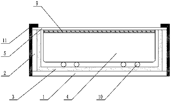 Solar heat collection device based on graphite film