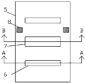 A punching device suitable for steel pipes of different diameters