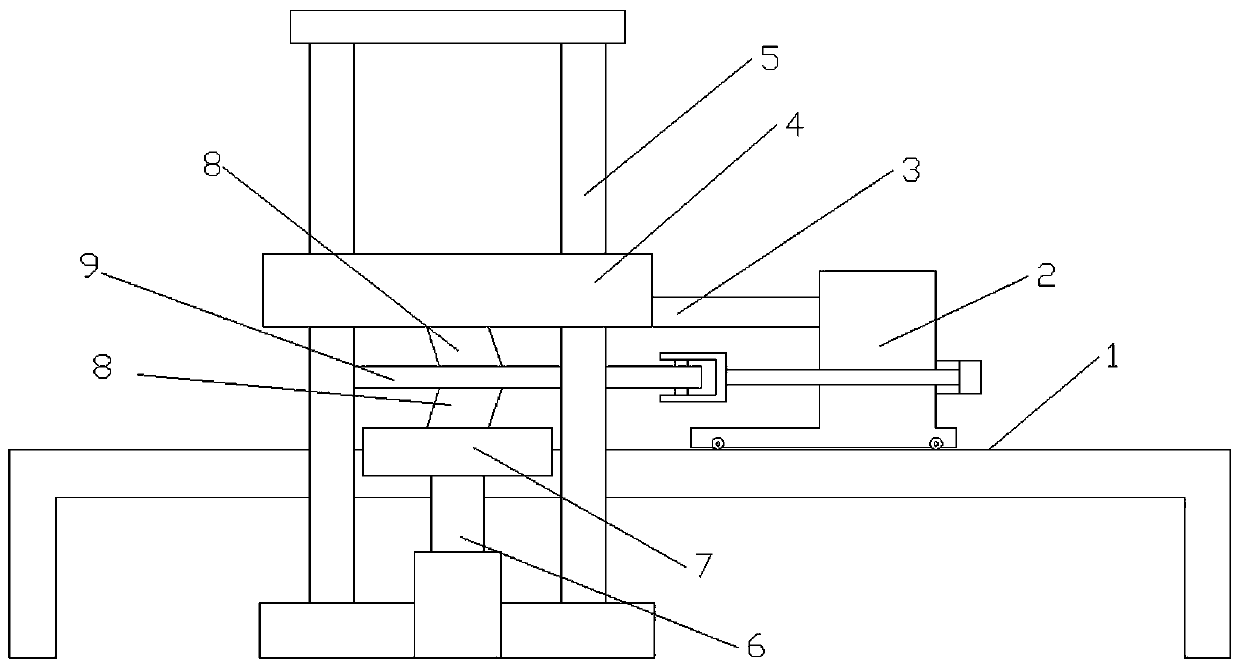 Energy-saving type hydraulic pressure-shear testing machine