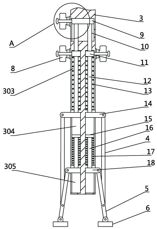 An interior design surveying and mapping device