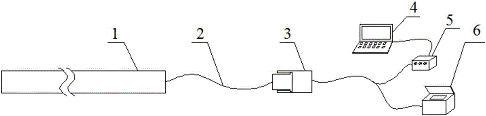 Integrated engineering anchor pole strain gauge measuring and reading device