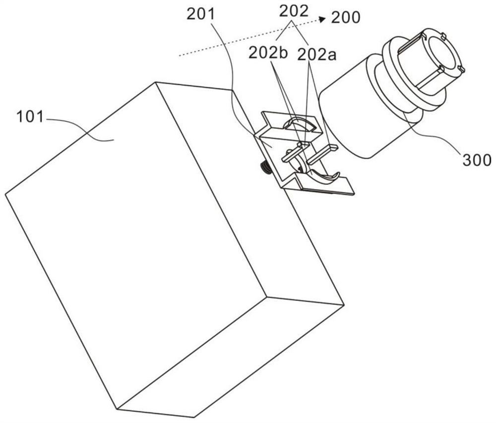 A rotatable and adjustable cable connection device