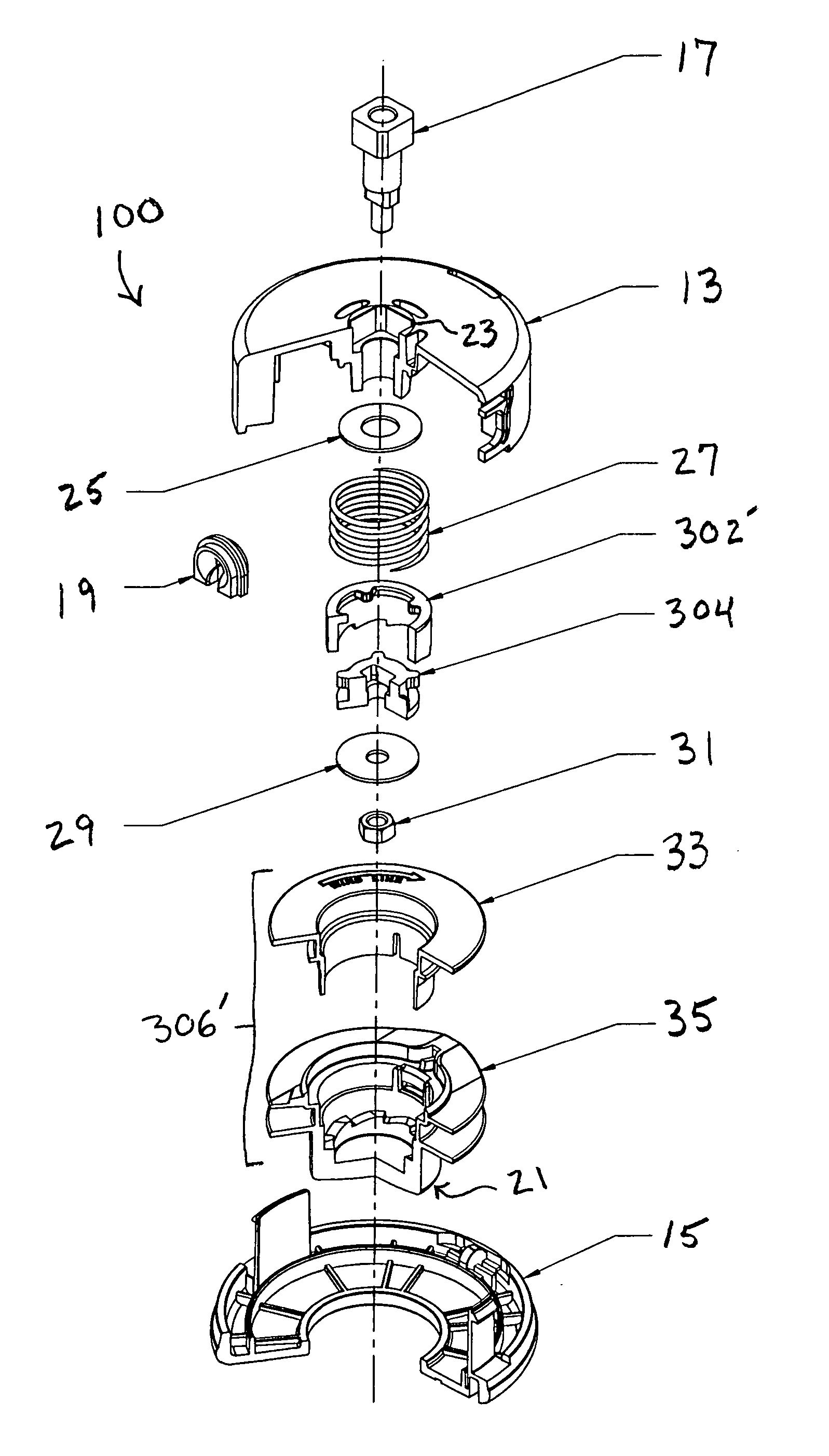 Quick loading cutting head for a rotary trimmer