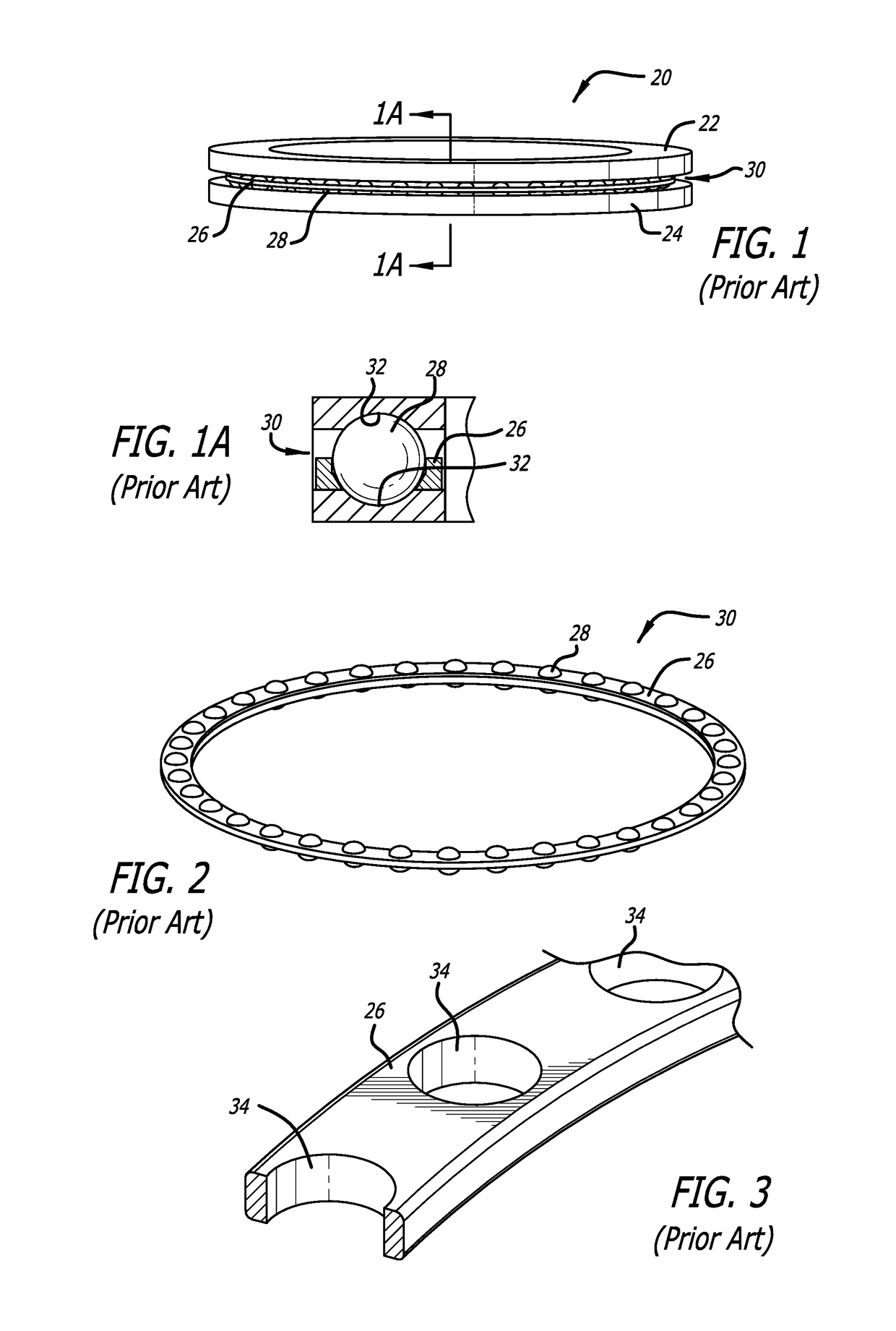 Synthetic resin retainer for large thrust ball bearings with dry-lubricant and wet-lubricant management systems