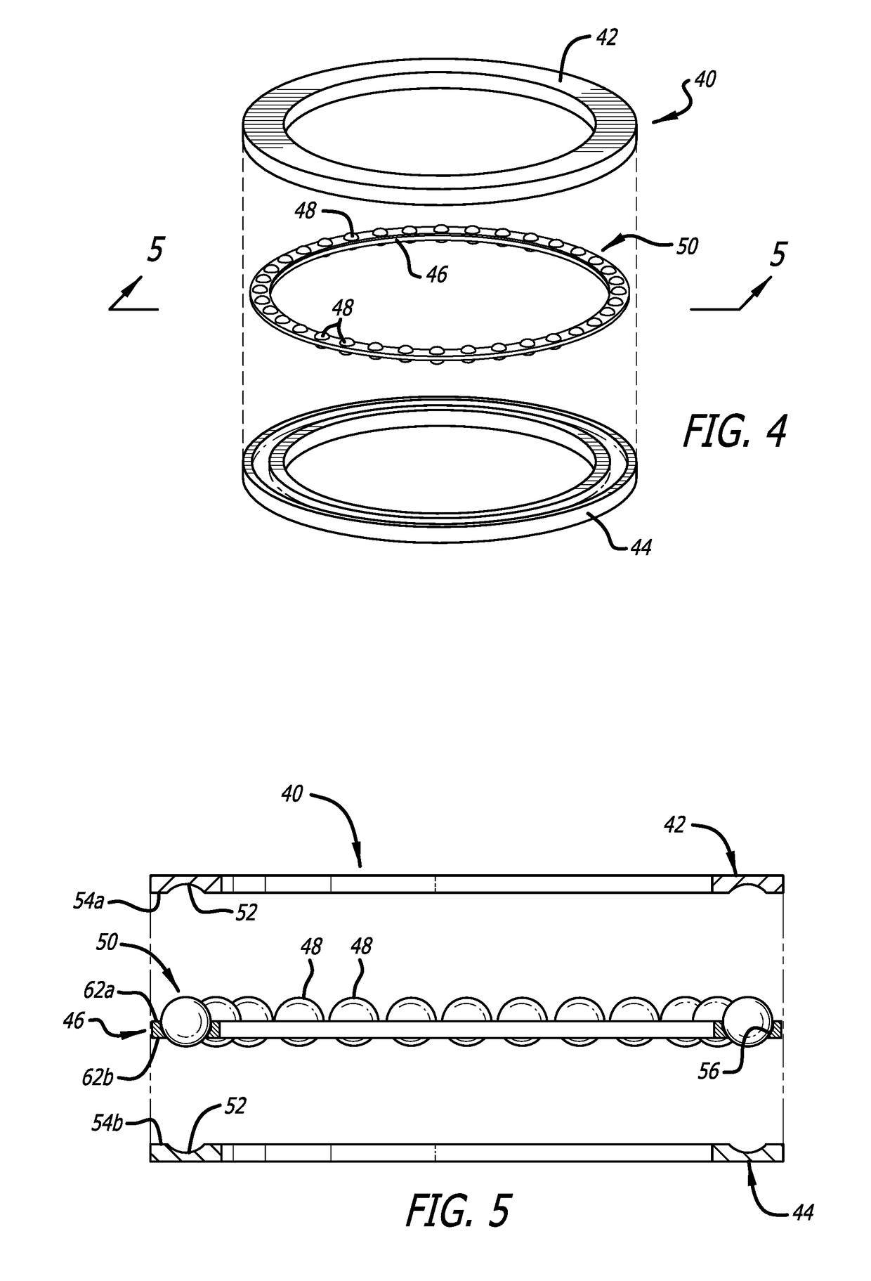 Synthetic resin retainer for large thrust ball bearings with dry-lubricant and wet-lubricant management systems