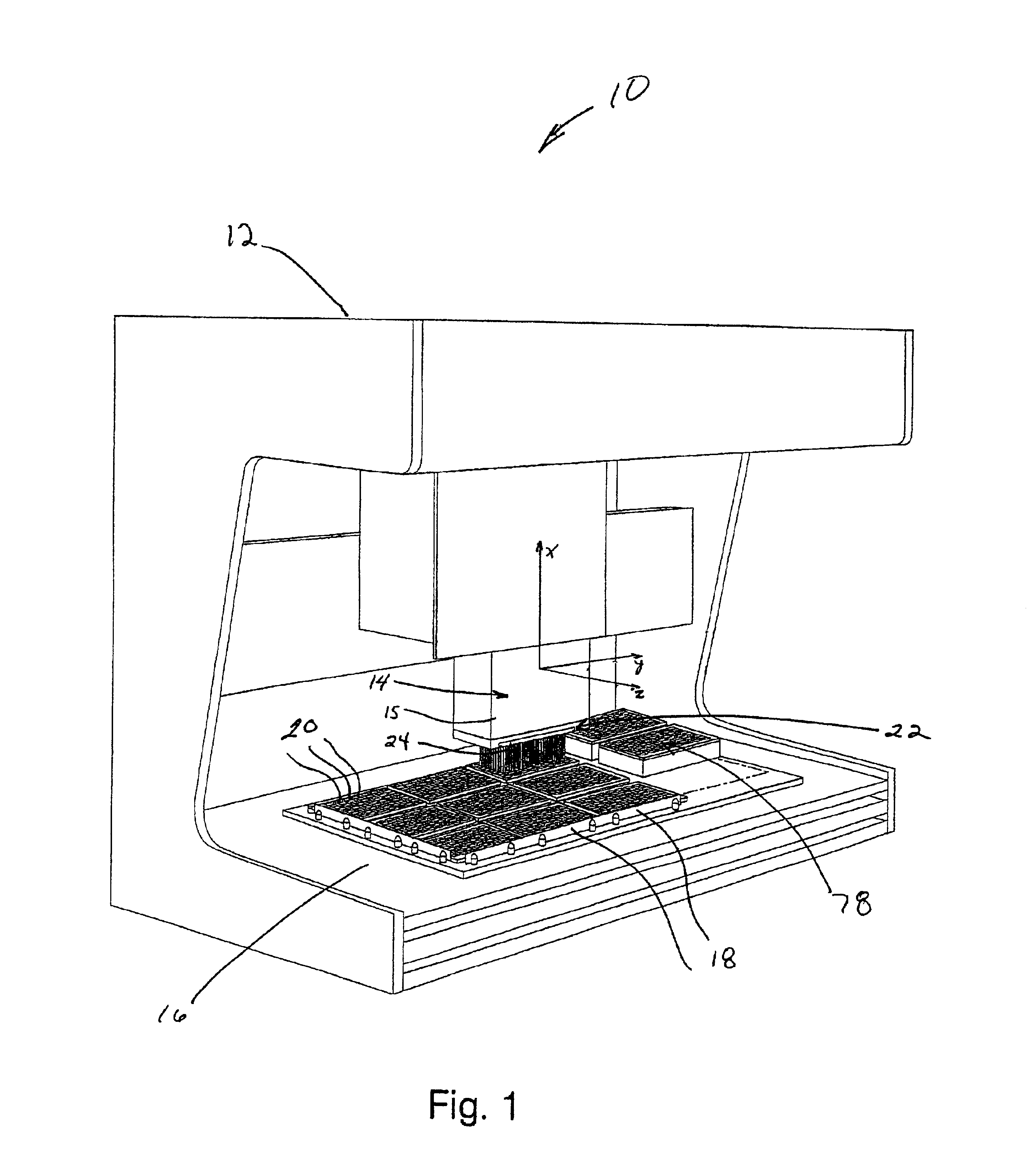 Liquid handling system with automatically interchangeable cannula array