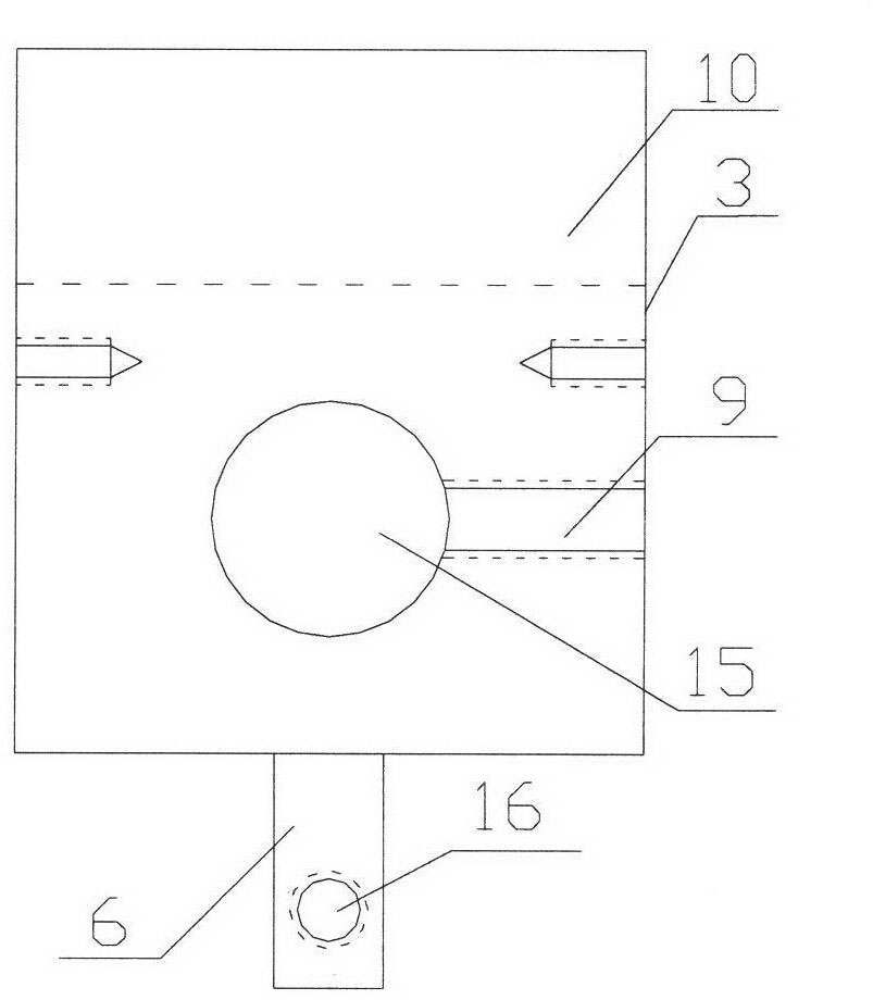 Novel three point bending test device for rock sample