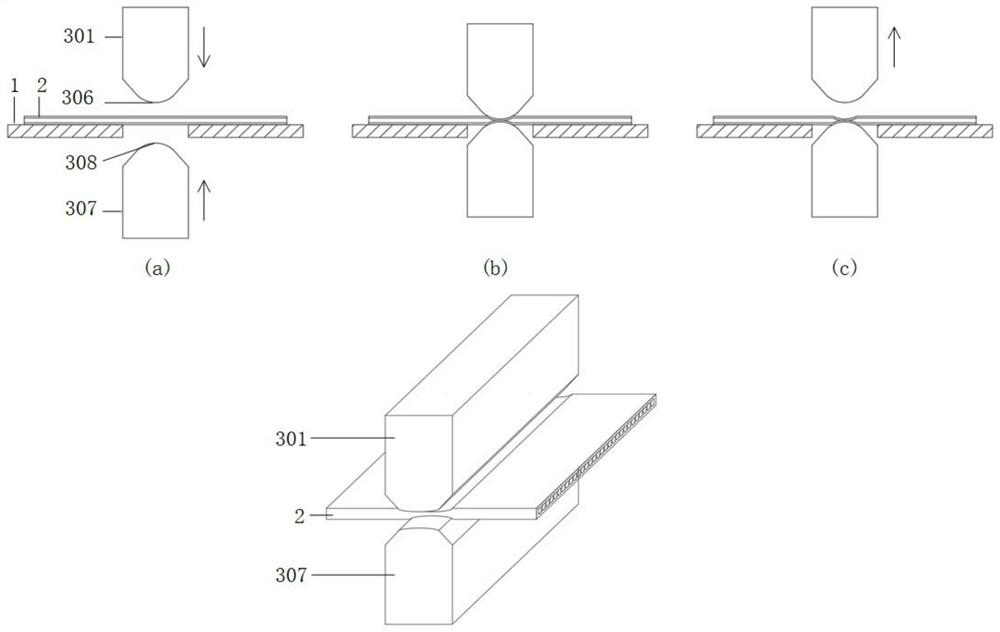 Micro-channel aluminum heat pipe pre-extruded narrow seam spherical friction stir welding perfusion packaging process