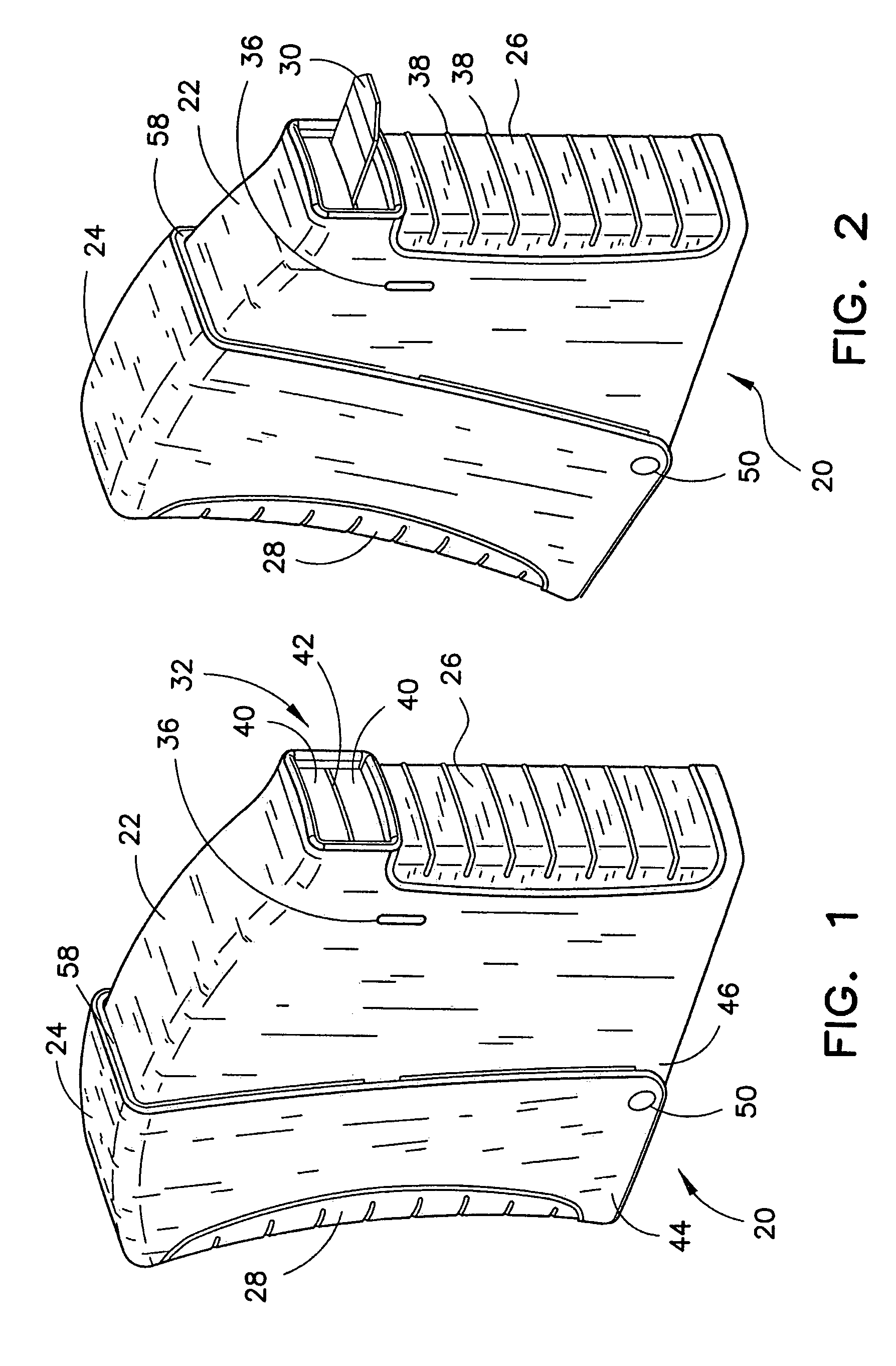 Dispenser for flattened articles