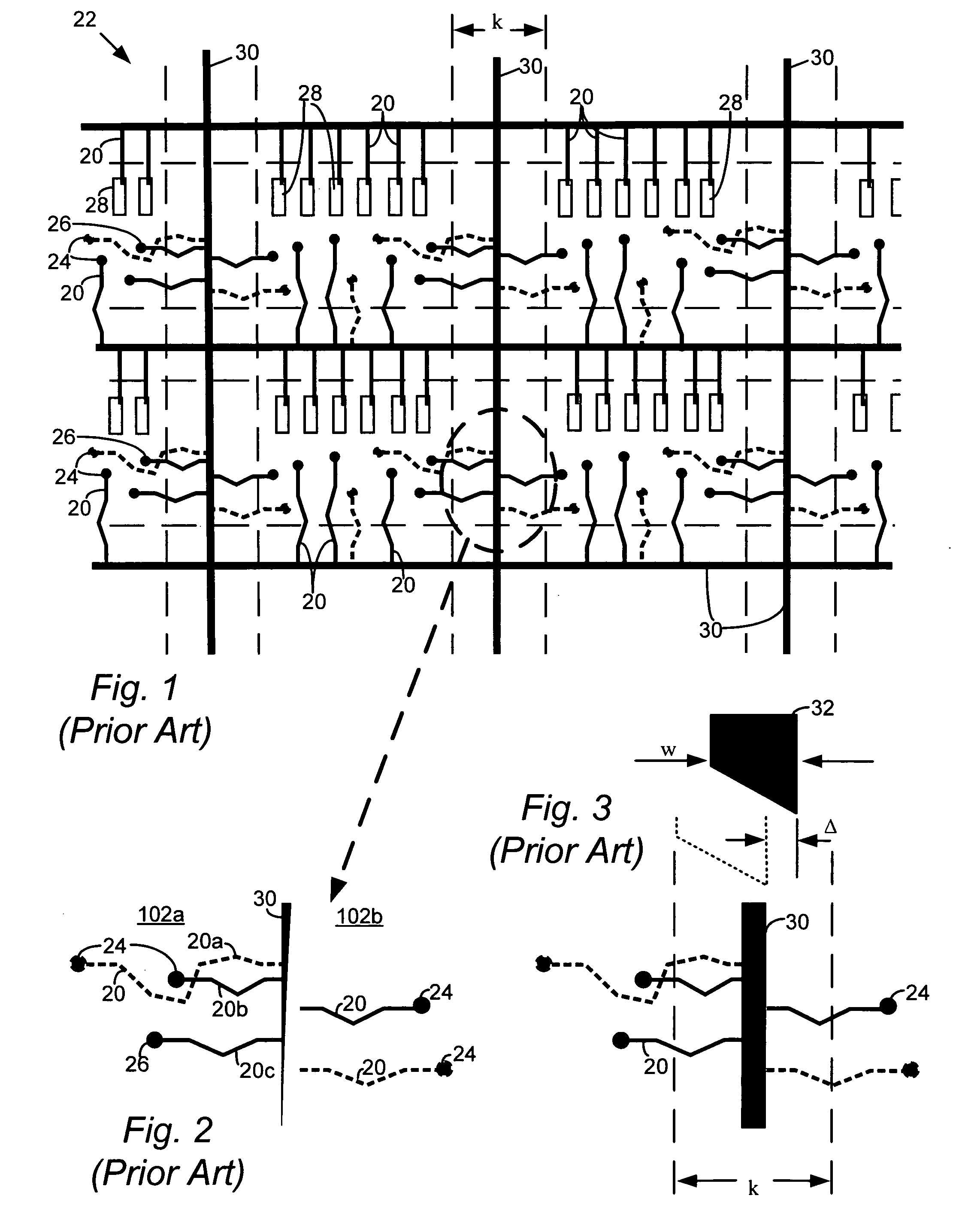 Substrate having minimum kerf width