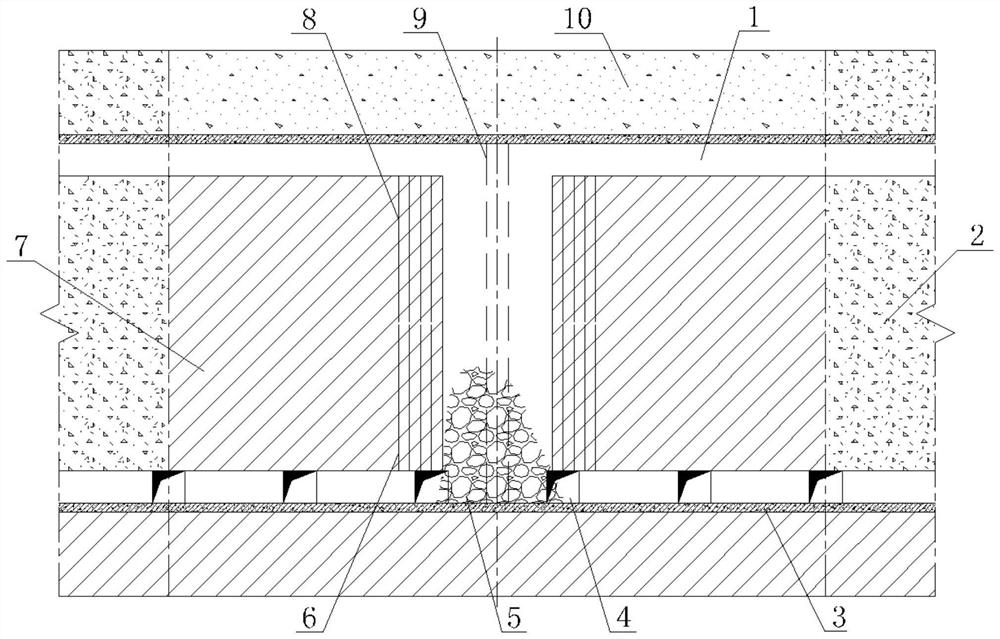 Thin ore body up-down medium-length hole subsequent filling mining method