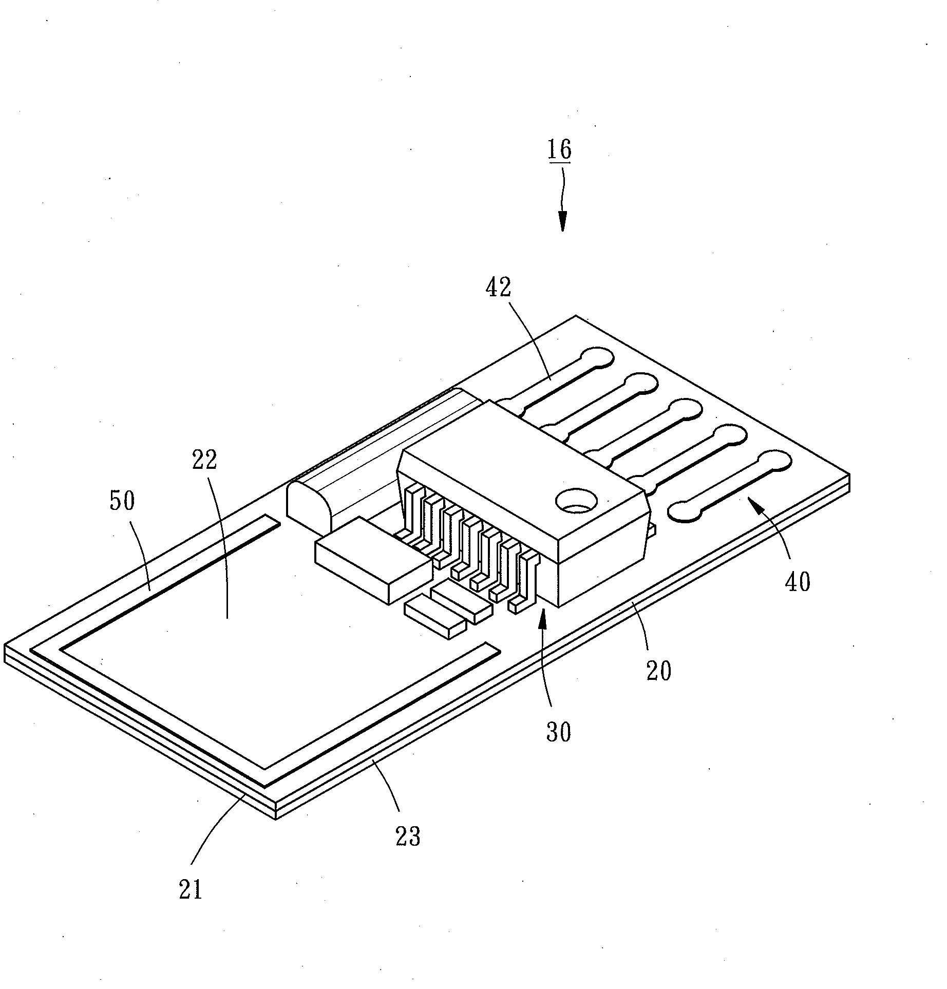 Flexible board type tire pressure sensor device