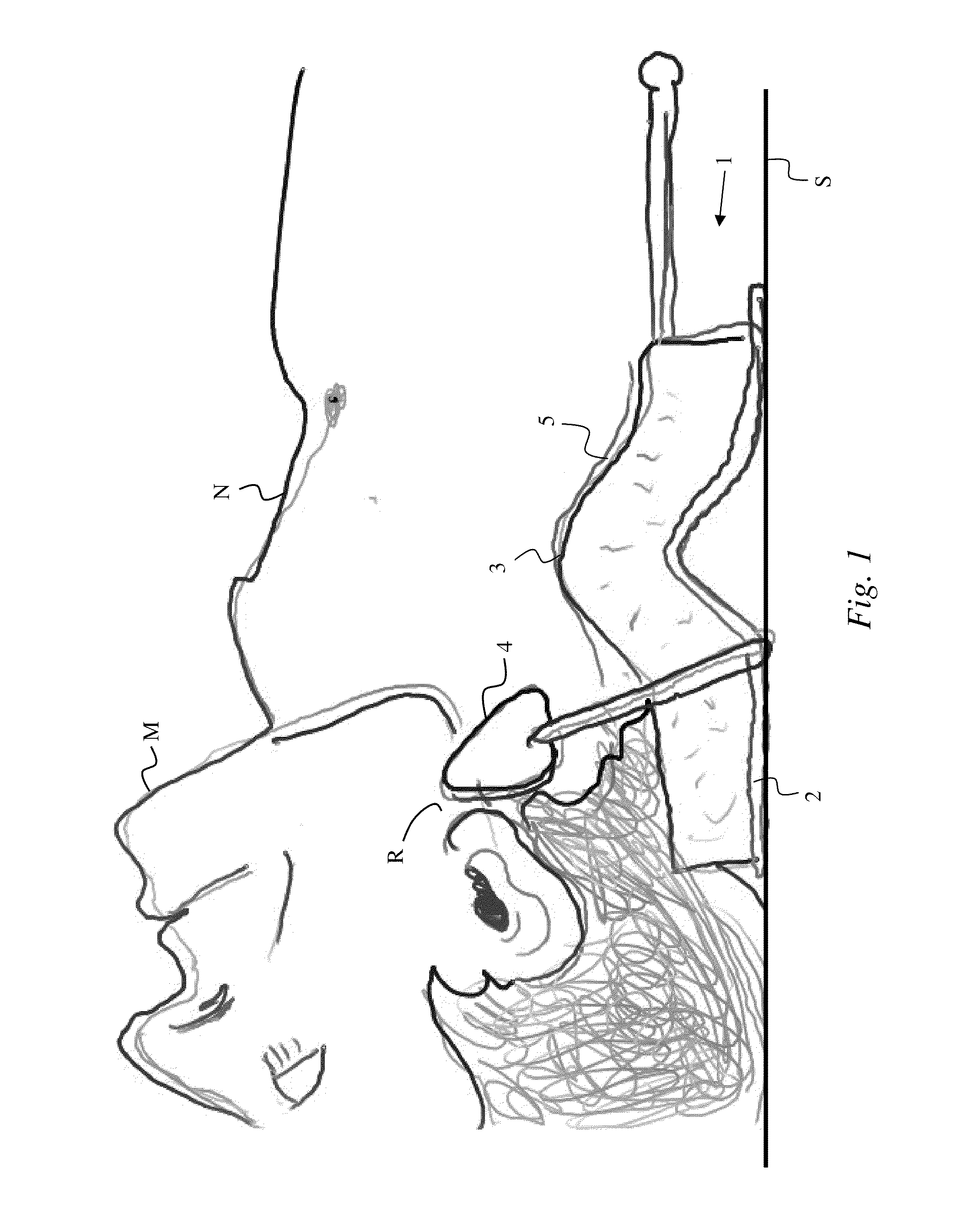 Jaw thrust device and method