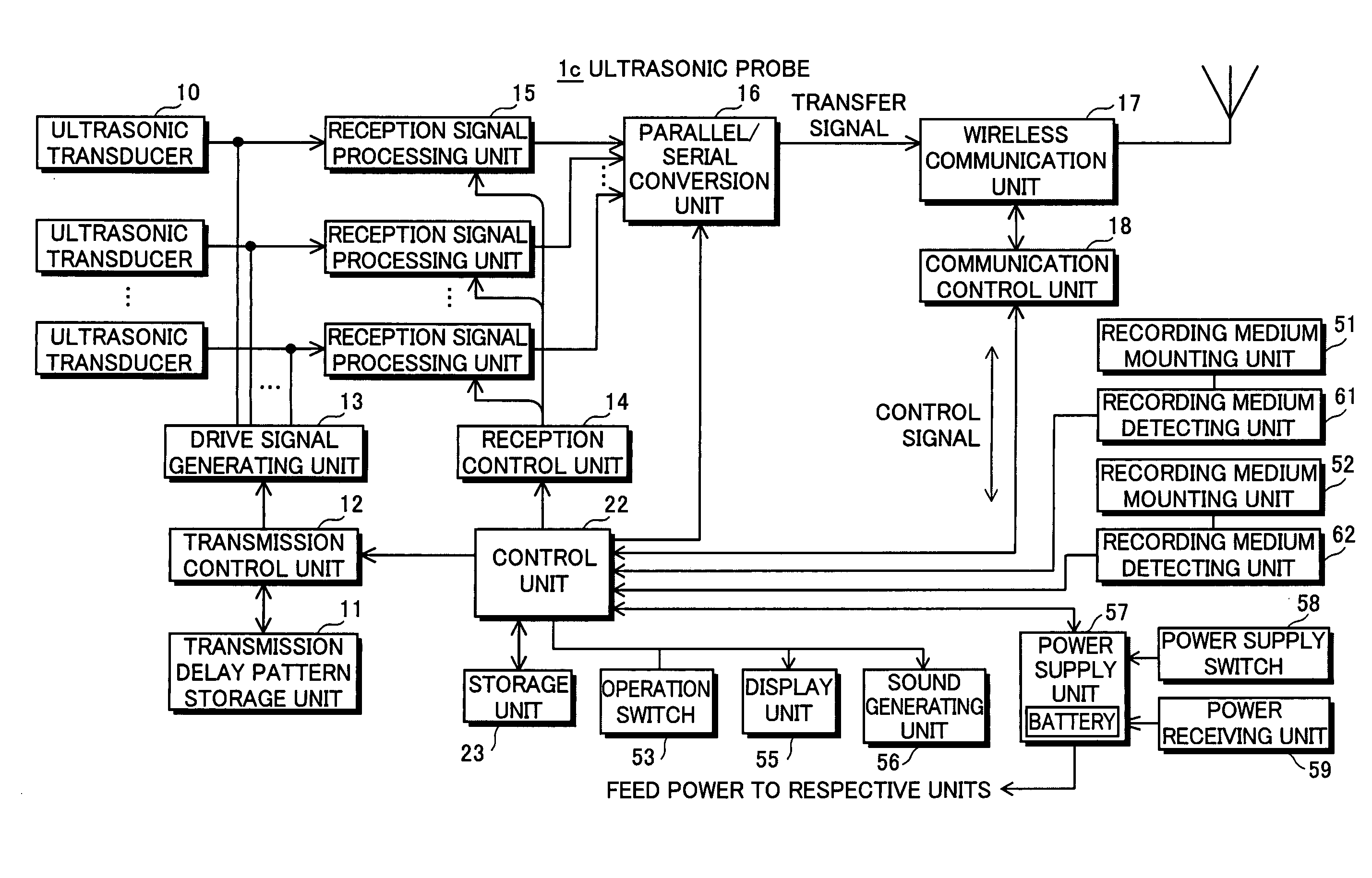 Ultrasonic diagnostic apparatus and ultrasonic probe