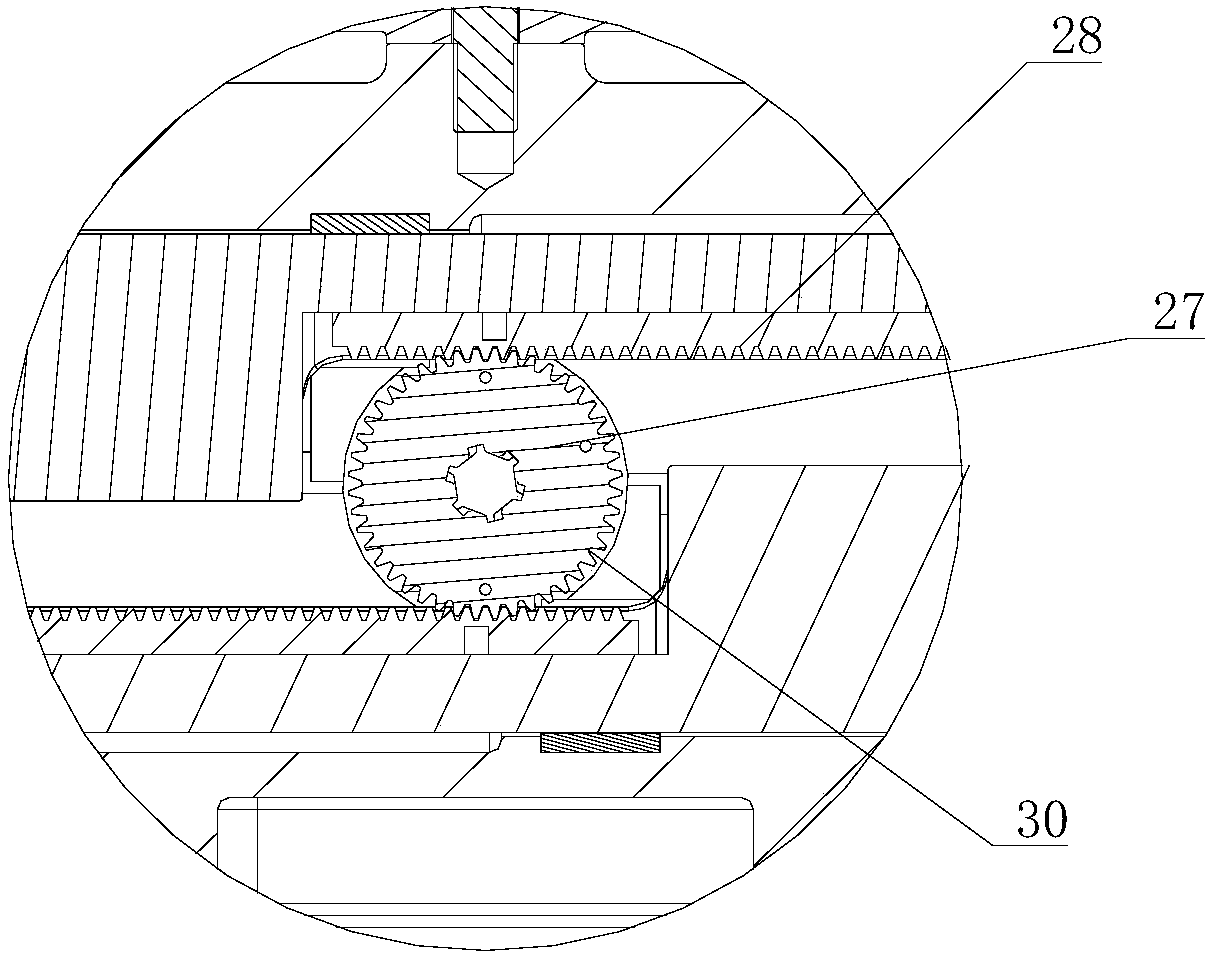 A double-break isolating switch with grounding linkage