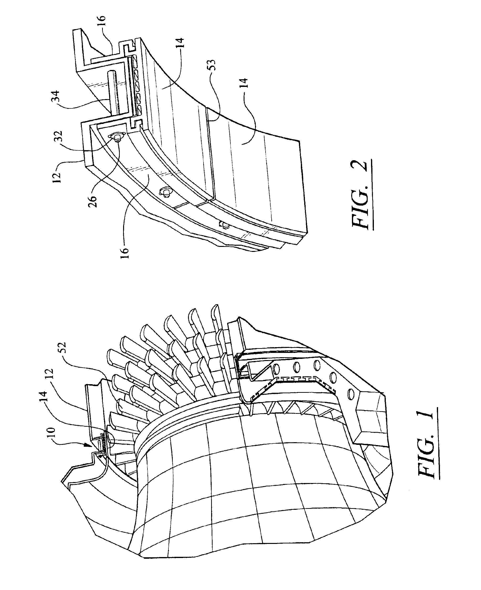 Passive clearance control