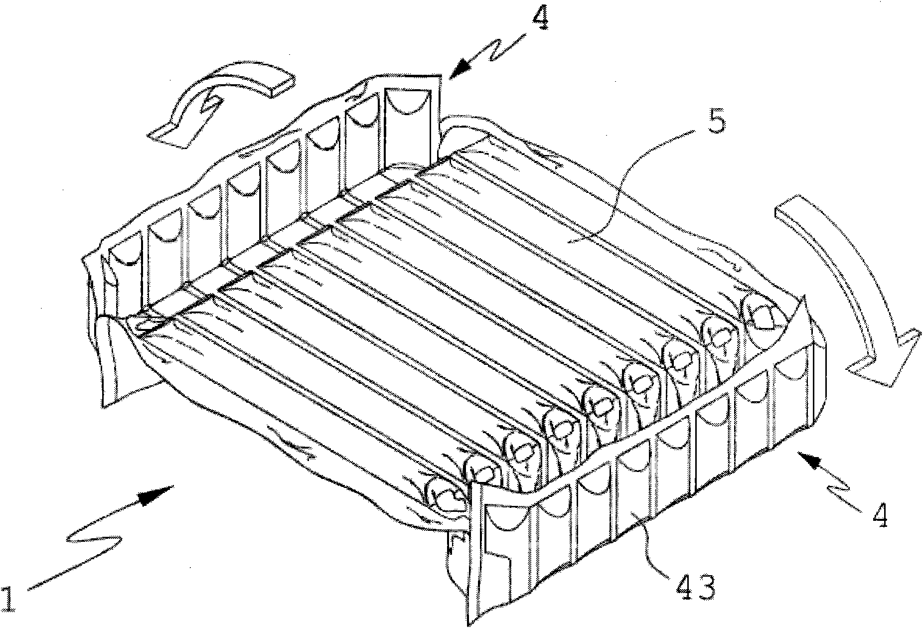 Gas column structure for anti-vibration sleeve