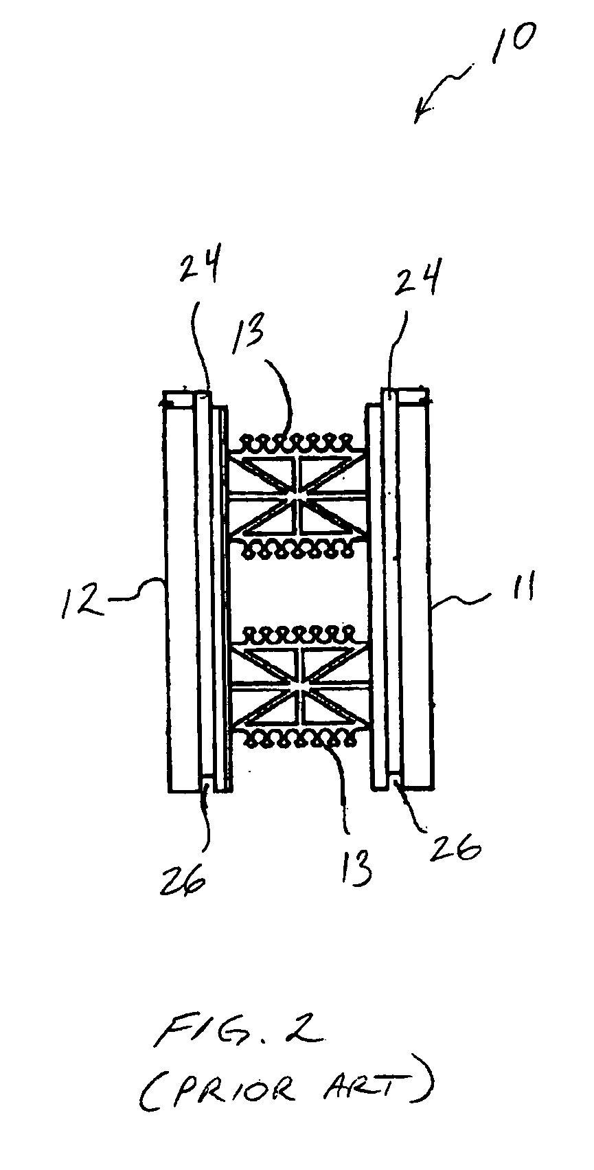 Stackable block for insulating concrete form system