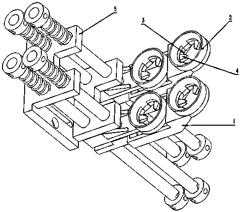 Positioning apparatus for LED lamp tube glue coating equipment