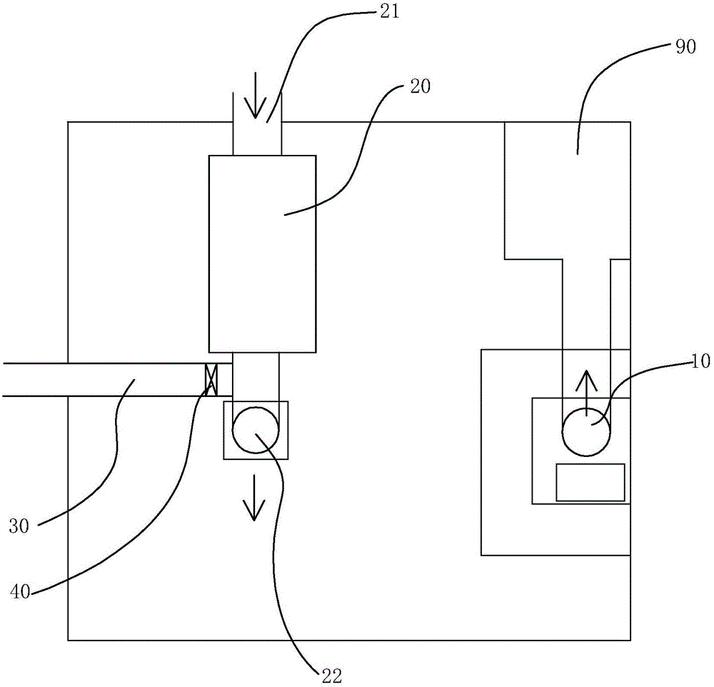 Integral type kitchen structure