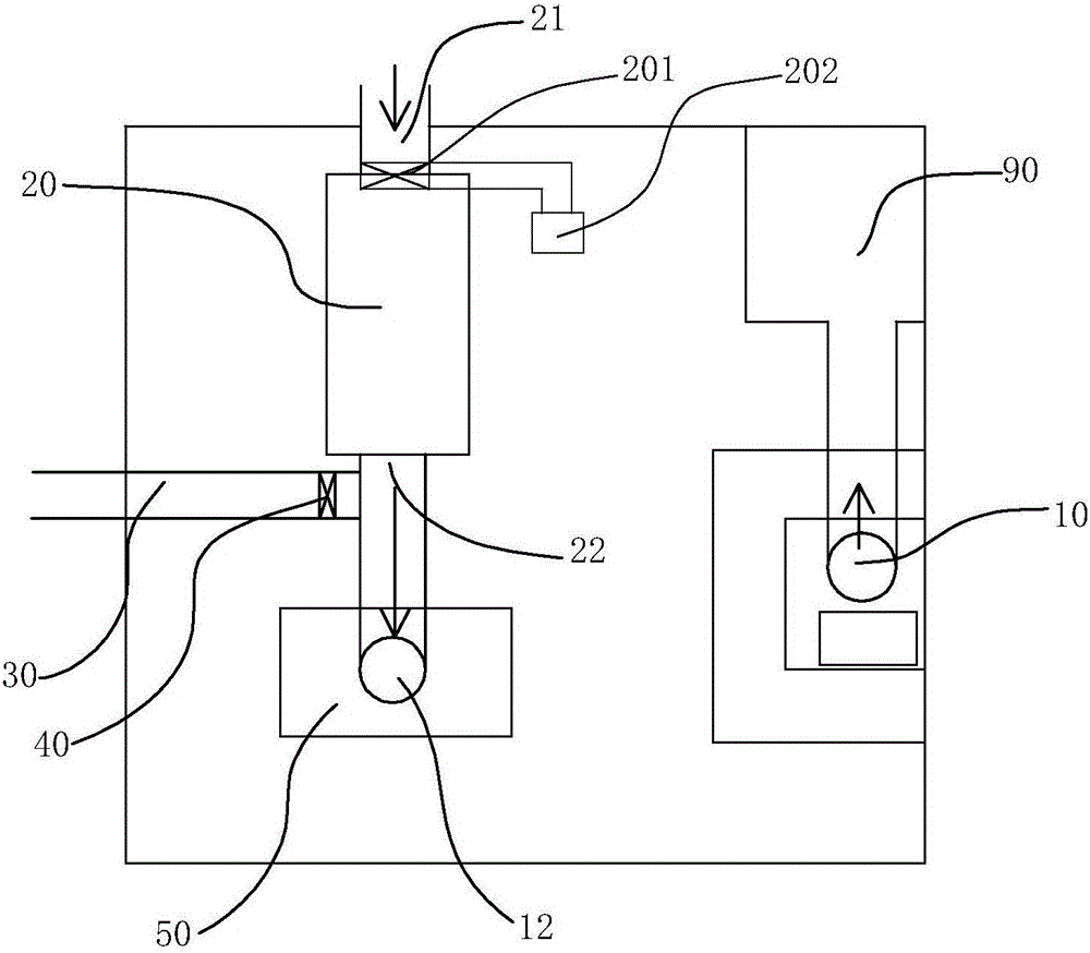 Integral type kitchen structure