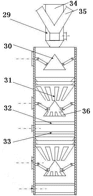 Coal solid heat carrier pyrolysis method and system for guide type stripping reinforced oil gas accelerated introduction