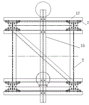 Climbing belt self-hoisting system of large-sized movable-arm tower crane