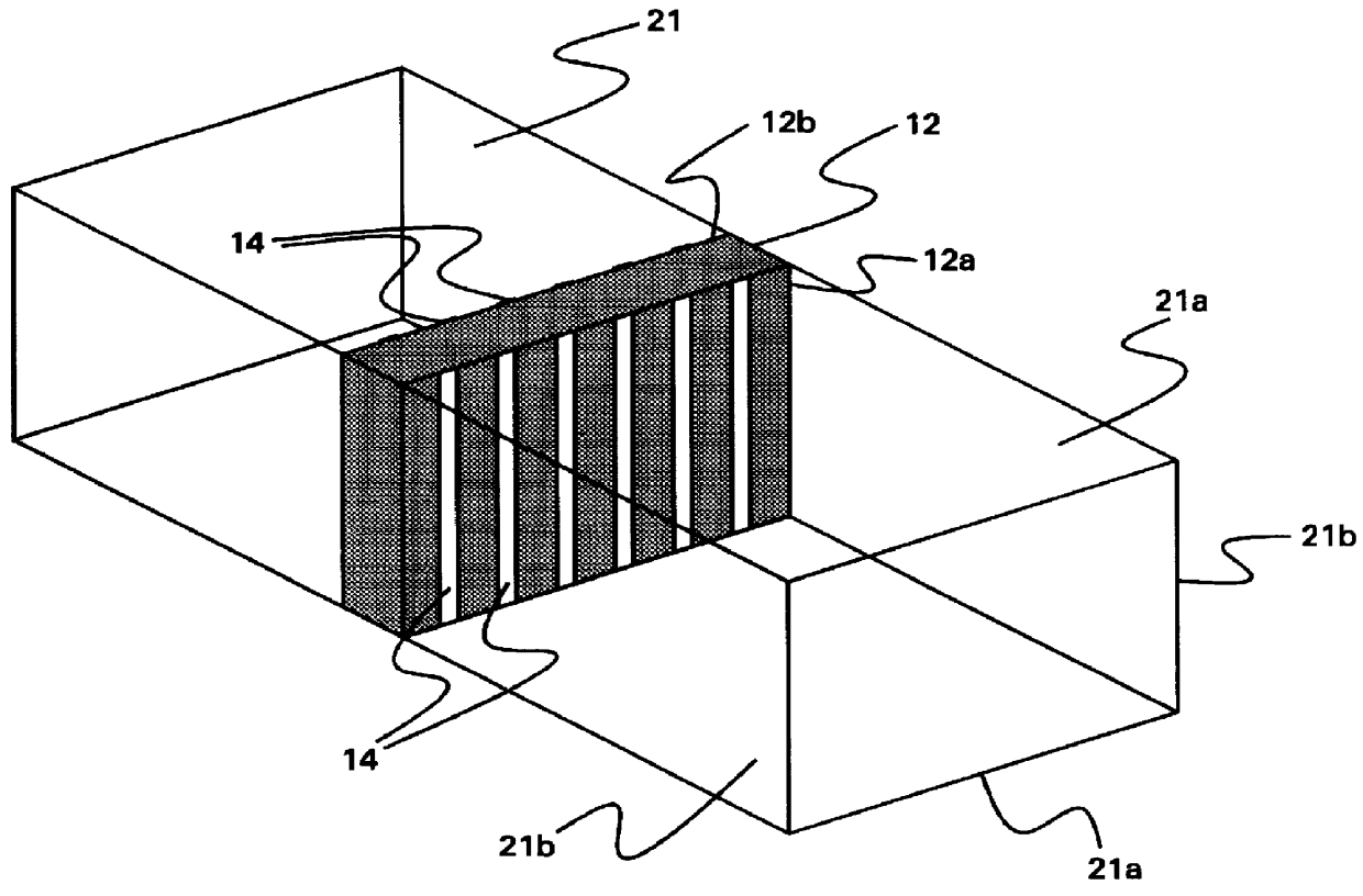 High average-power microwave window with high thermal conductivity dielectric strips