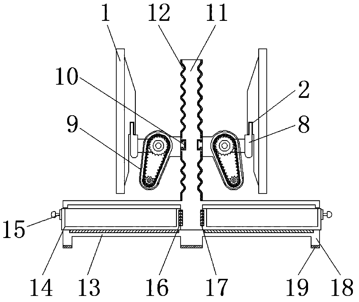 A computer display screen support device that facilitates angle adjustment