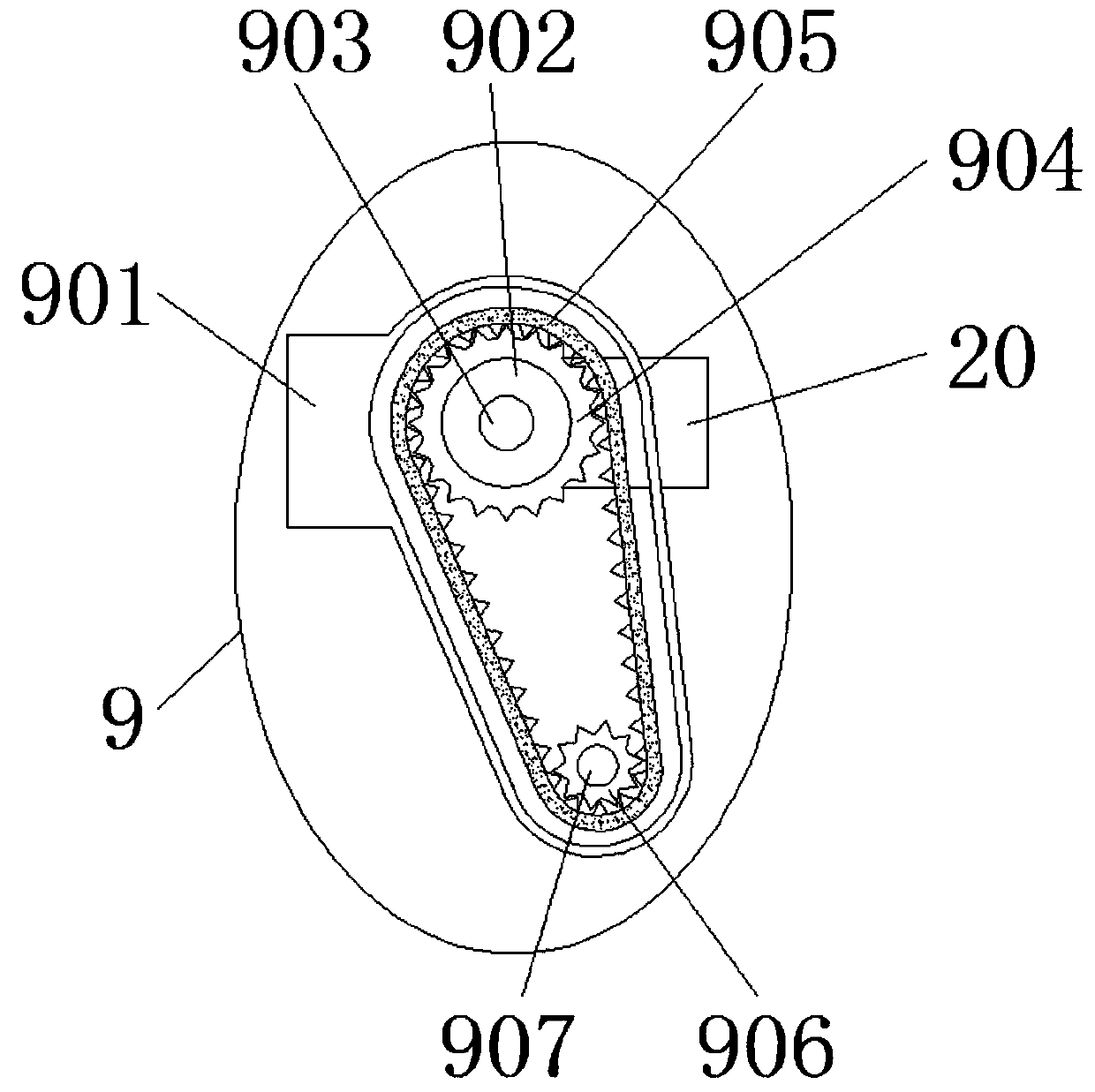 A computer display screen support device that facilitates angle adjustment