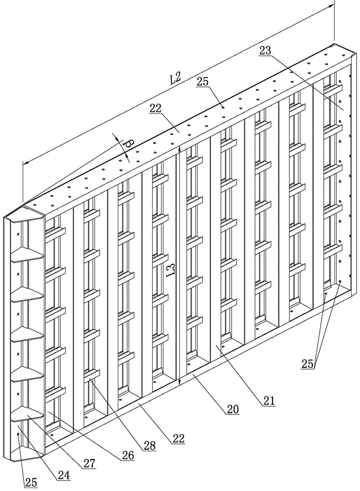 Split mounting type steel suspension box