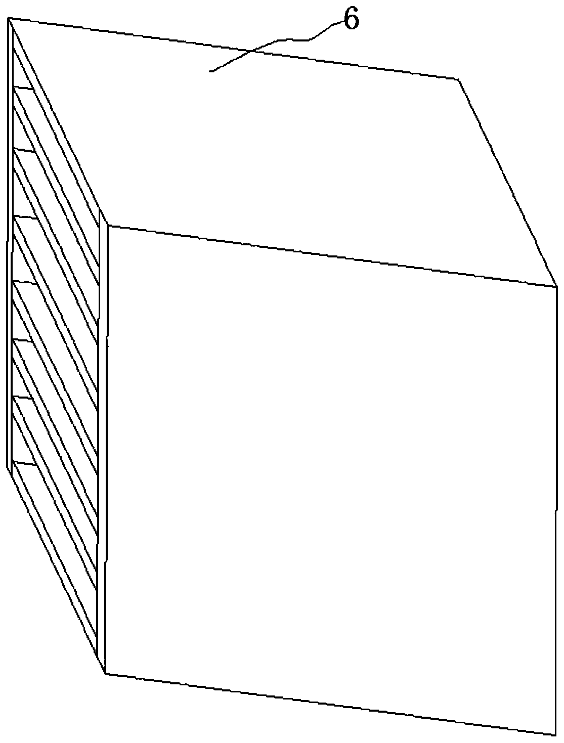 A ditch anti-clogging refill filter device