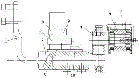 Cable chain armoring machine anti-oblique belt pulley device for vehicle