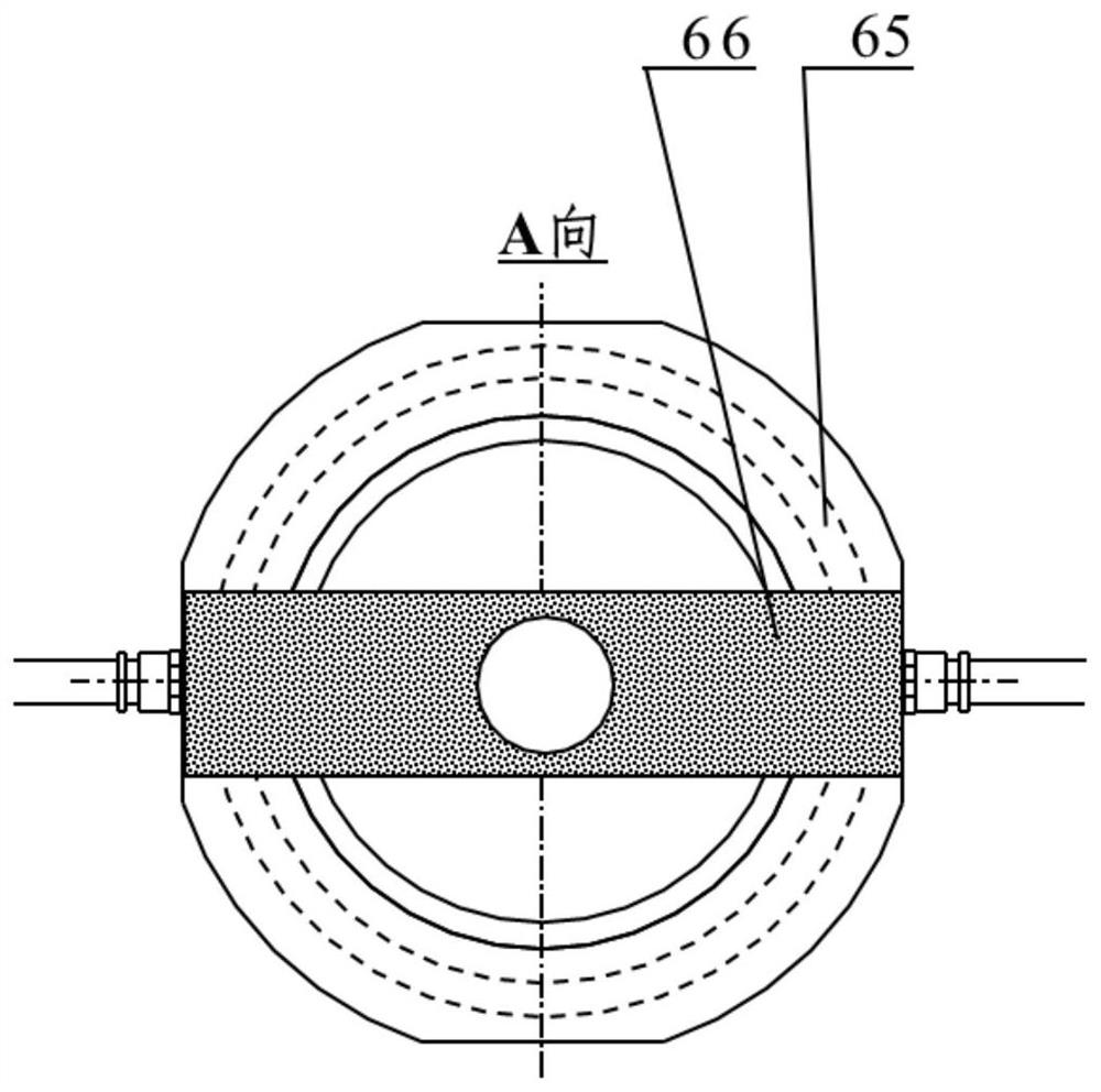 Gas protective cover device for laser clad coaxial powder feeding gun