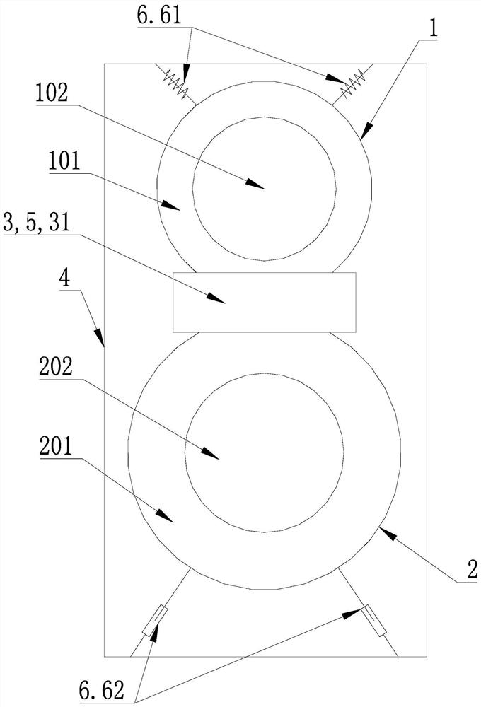 Double-drum washing machine