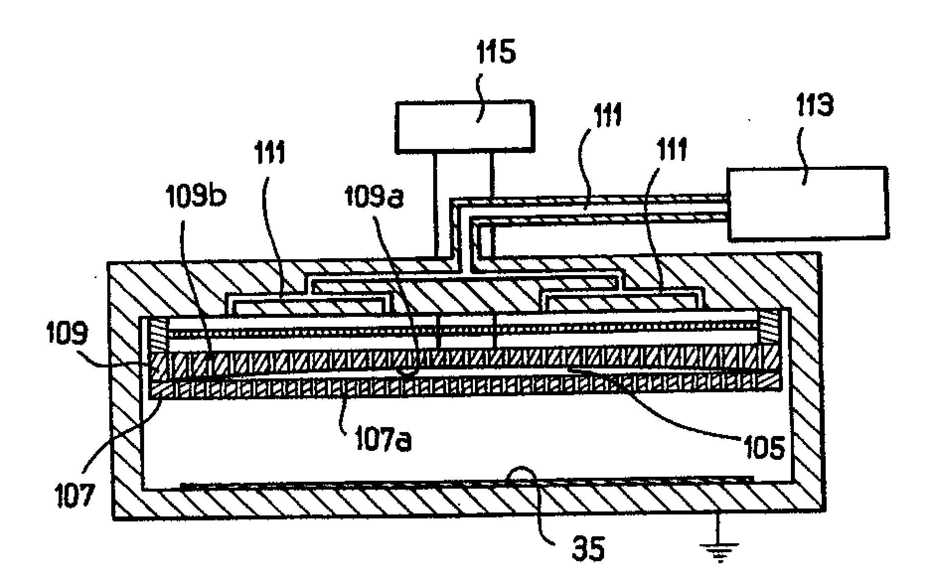 Plasma reactor for the treatment of large size substrates