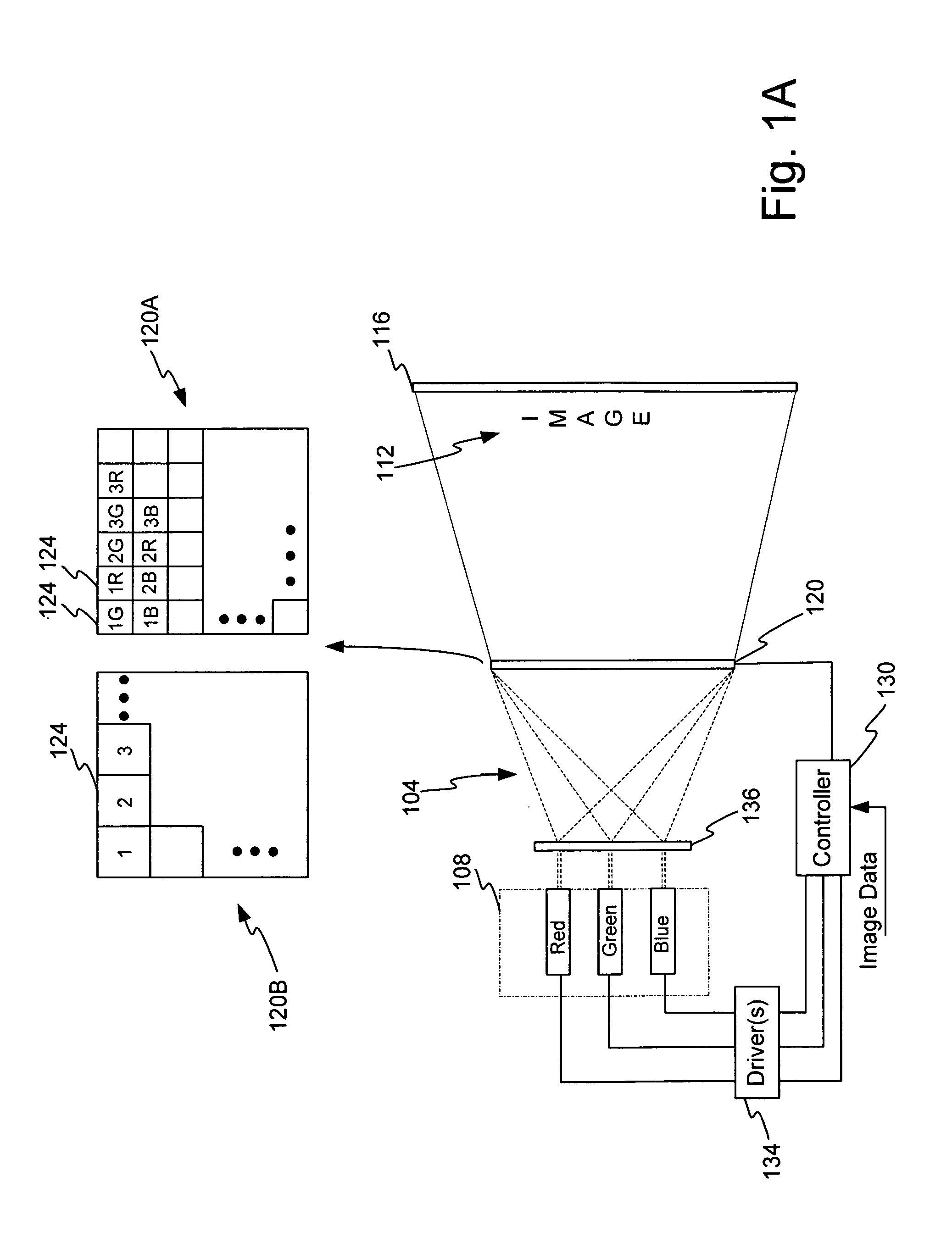 Reducing power dissipation in portable LCOS/LCD/DLP portable projection systems