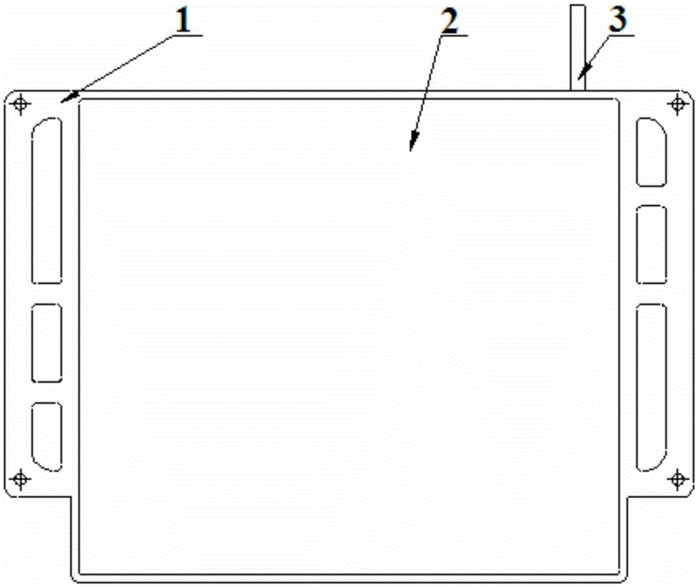 Large-area and high-thermal-conductivity light and thin microgroove flat heat tube