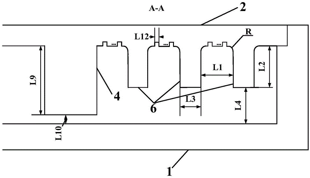 Large-area and high-thermal-conductivity light and thin microgroove flat heat tube